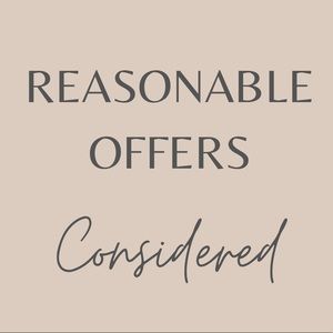✨Reasonable offers are always welcome ✨